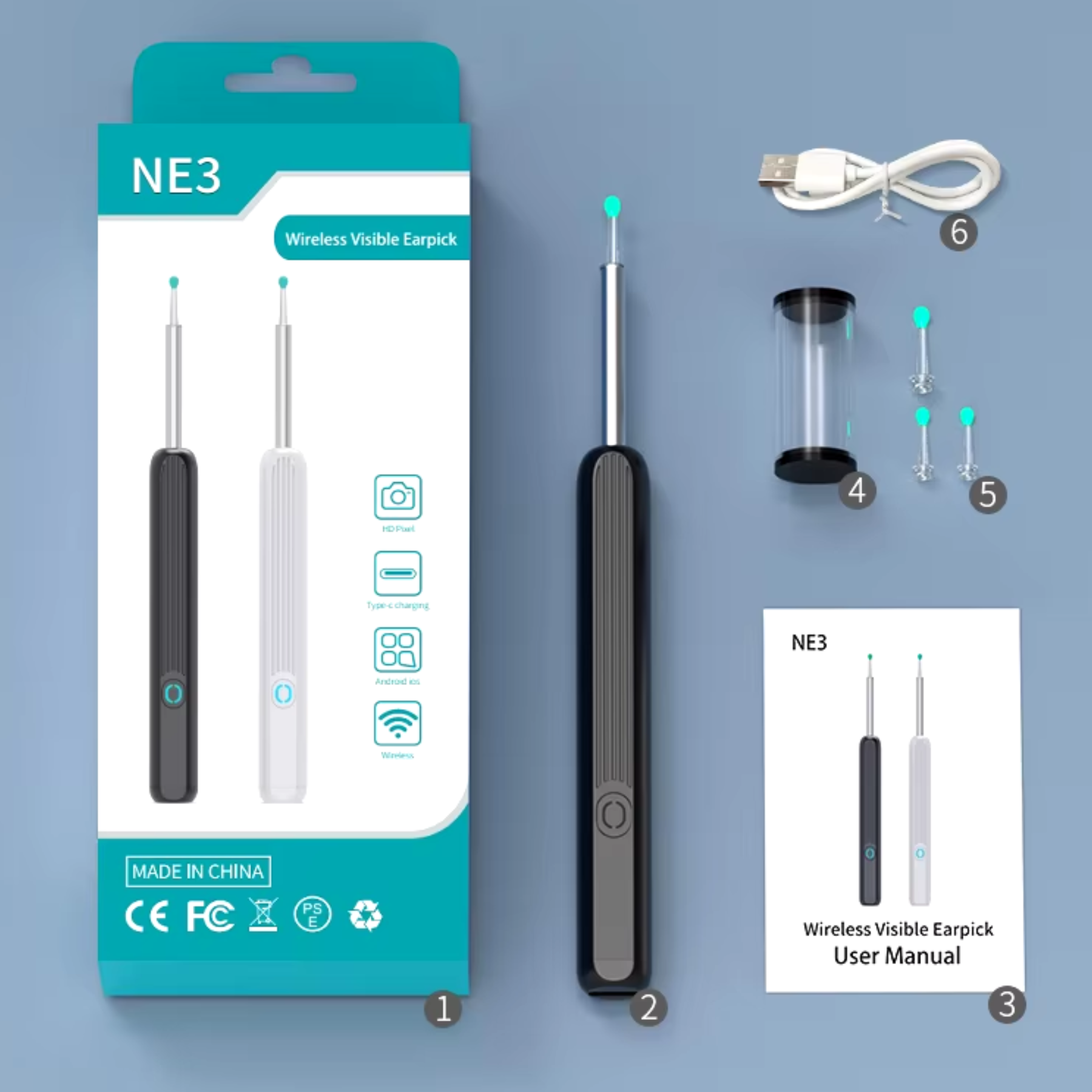 Limpiador De Oidos Con Camara