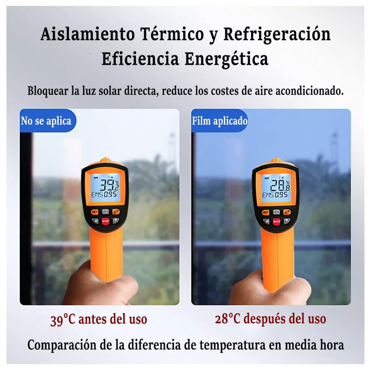 Vinil Espejado UV 5 Metros