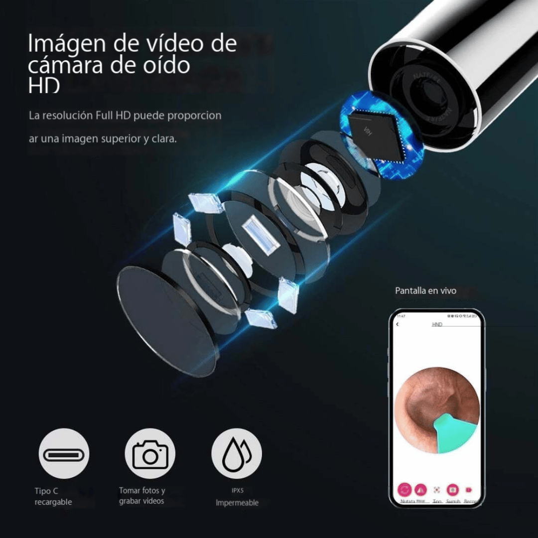 Limpiador De Oidos Con Camara