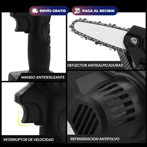 Mini Sierra Electrica + 2 Baterias