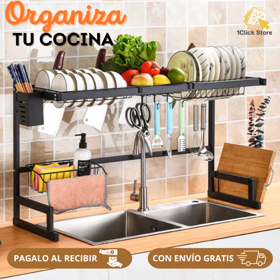 Rack Escurridor Seca Platos 85cm