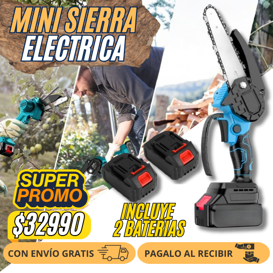 Mini Sierra Electrica + 2 Baterias