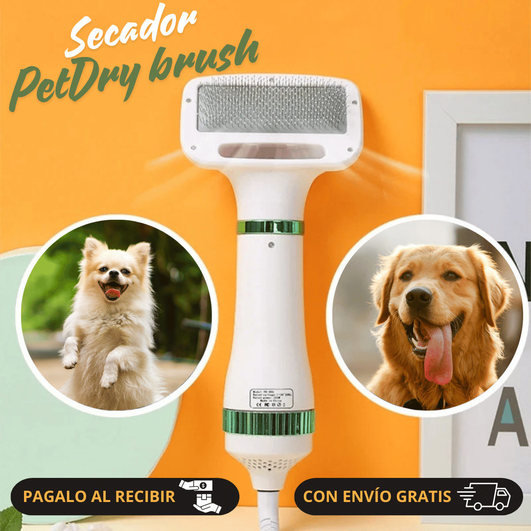 Secador PetDry brush para mascotas