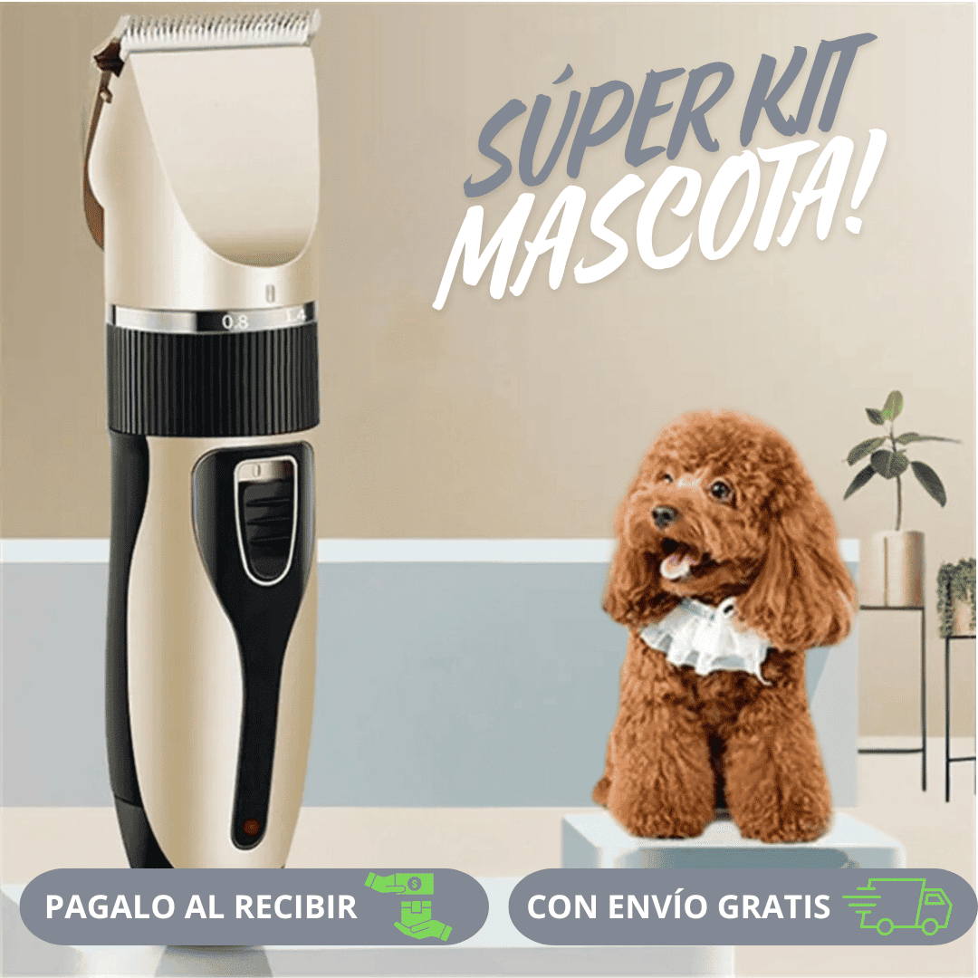 PetStyle Maquina corta pelo para mascota + kit