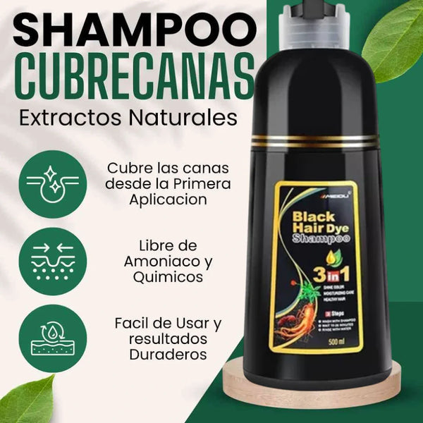 Shampoo cubre canas