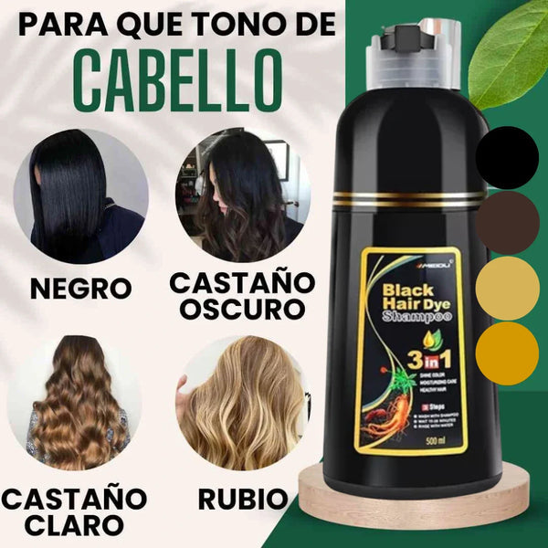 Shampoo cubre canas