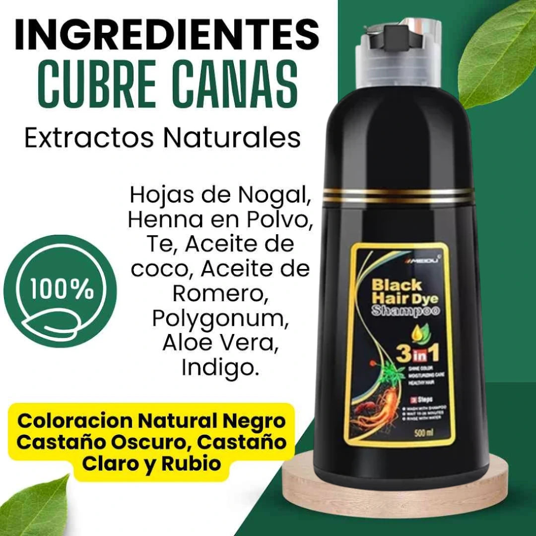 Shampoo cubre canas