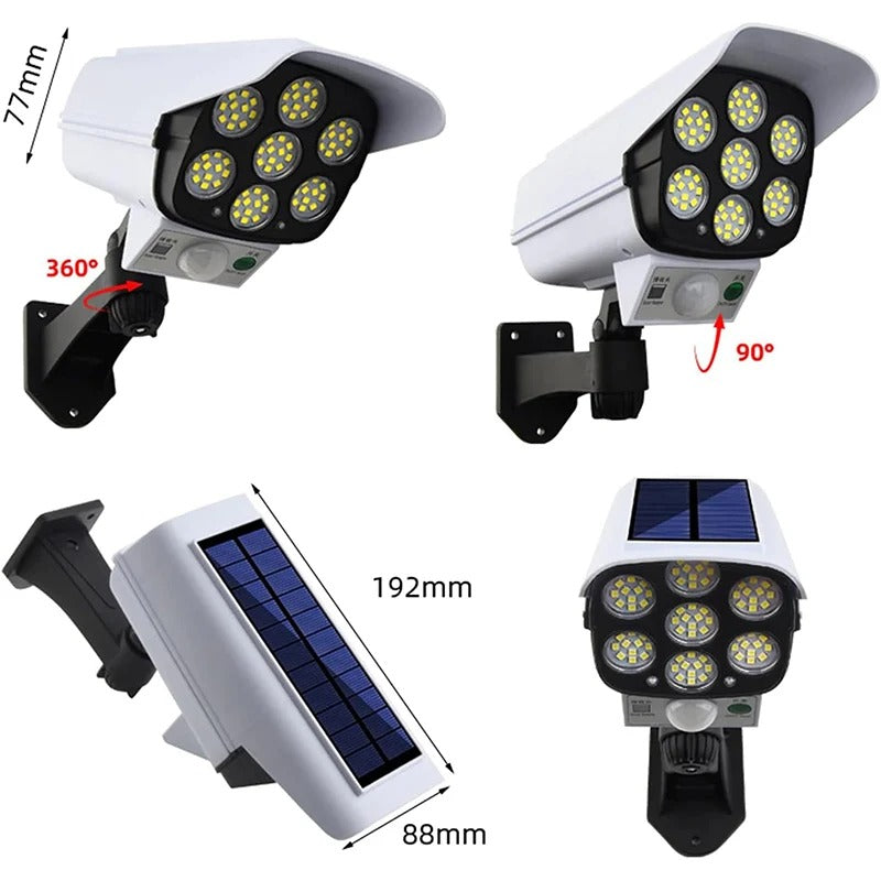 Pack Led Solar Camara 3X1